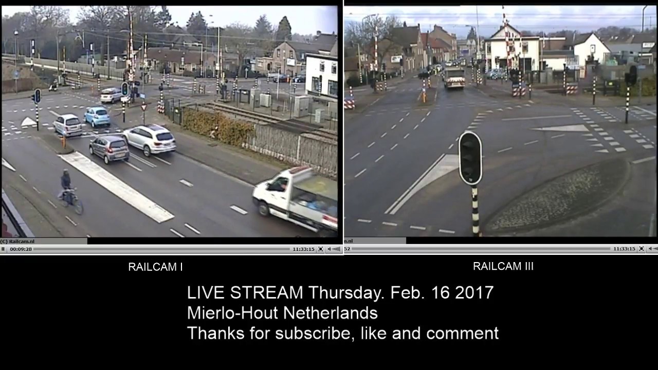 RailCam Live stream MierloHout Netherlands YouTube