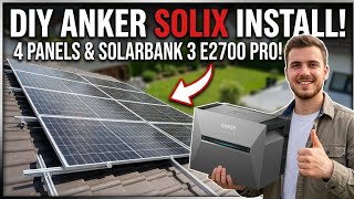 How to Install Anker SOLIX Solar Panels with Solarbank 3 e2700 Pro Setup (Step-by-Step DIY Guide)