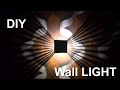 How to make Shade wall light | wall lights Ideas Wall Decoration lights Wall Lamp