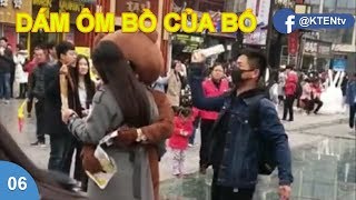 Gấu Lầy 🤣 Thanh Niên Gấu Lầy Ôm Người Yêu Người Khác Bị Đánh Cắm Đầu | KTENtv ✔