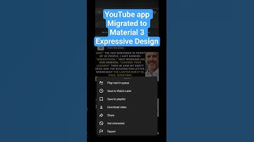 YouTube Material 3 Expressive design #pixel #android #ytcreate #shorts #ai #veo3 #material3e