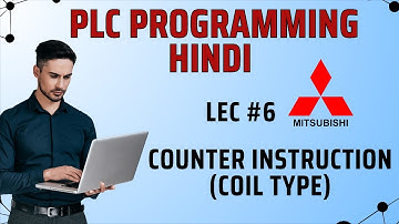 MITSUBISHI:- COUNTER [UP COUNTER (coil type)] | how to use coil type counter
