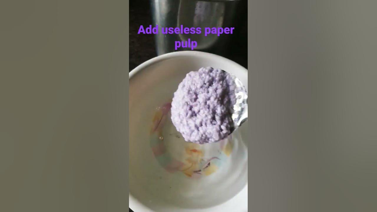 Making paper at home youtube