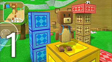 SUPER BEAR ADVENTURE Gameplay Walkthrough Episode 1 Tutorial Turtletown (Andriod IOS)