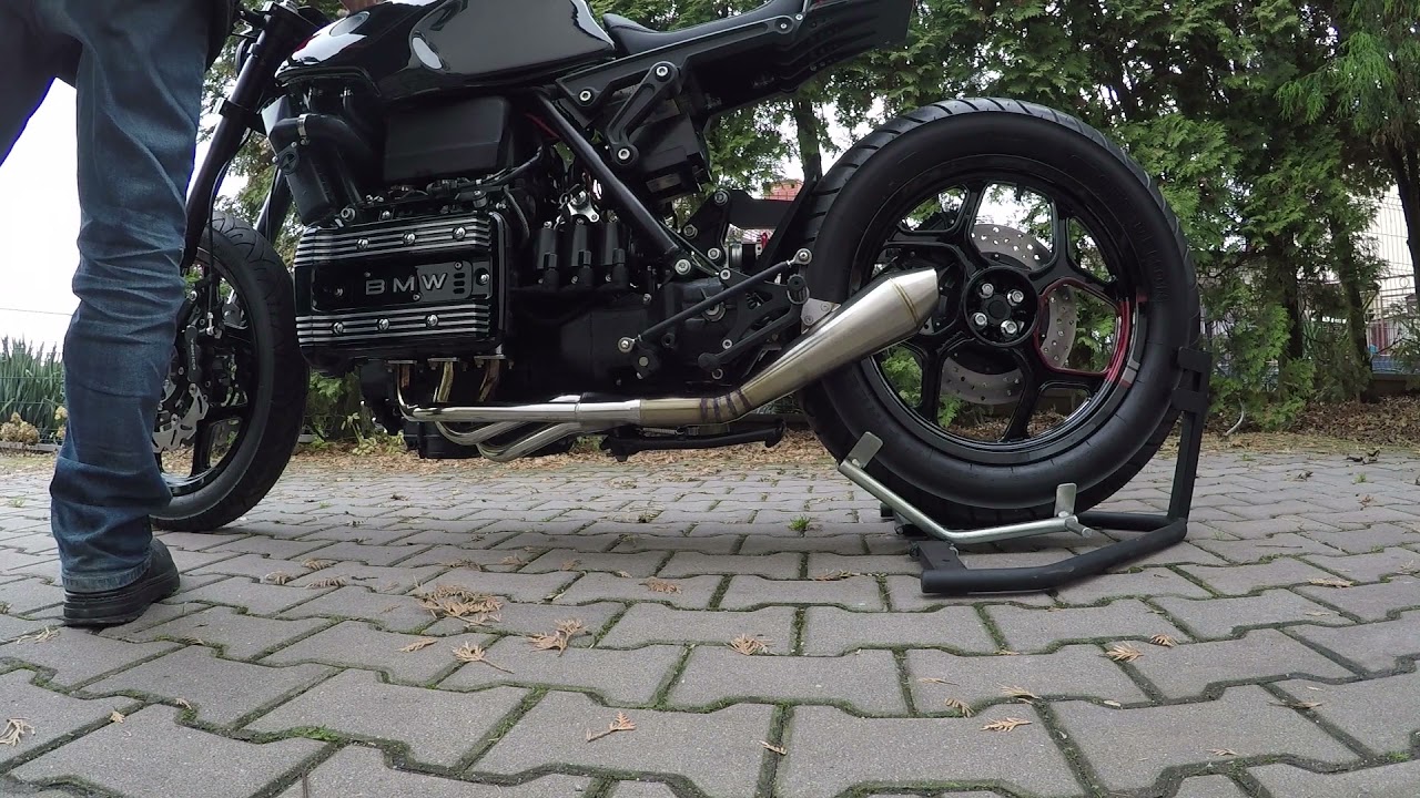 Dixerparts Auspuff Schalldämpfer + DB Killer BMW K75 Cafe Racer