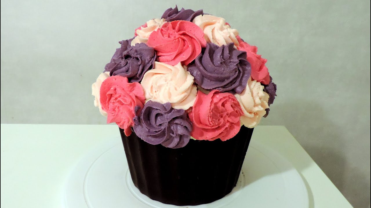 Tuto Cupcake Geant Giant Cupcake Tutorial William S Kitchen Youtube