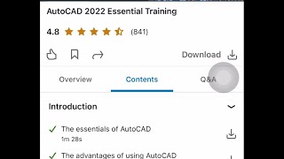 28. AutoCAD 2022 Essential Training