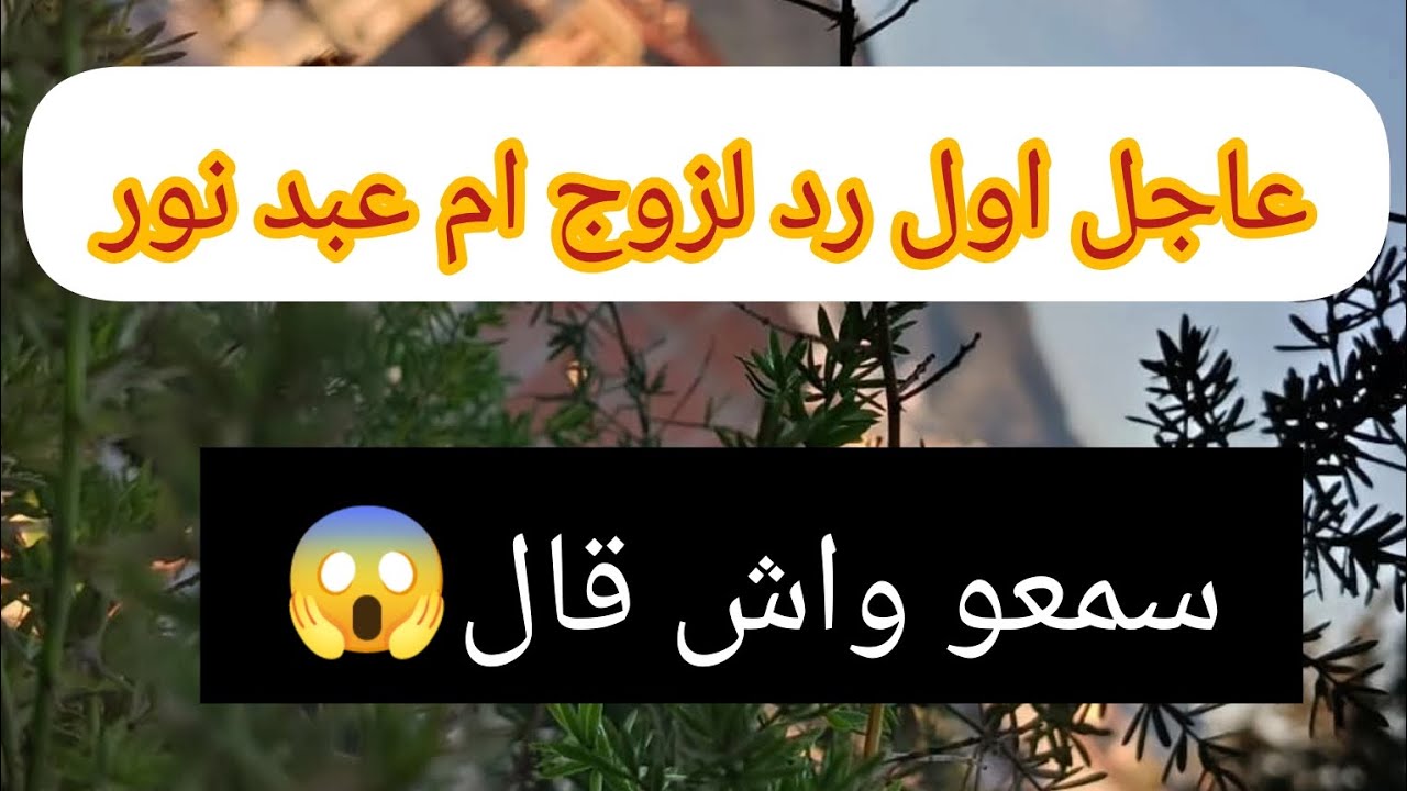 زوج ام عبد نور يرد بقوة✅سمعو واش قال🔴😱