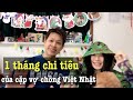 61⛩ Chi phí 1 tháng của vợ chồng mình tại Nhật | Cuộc Sống Nhật Bản