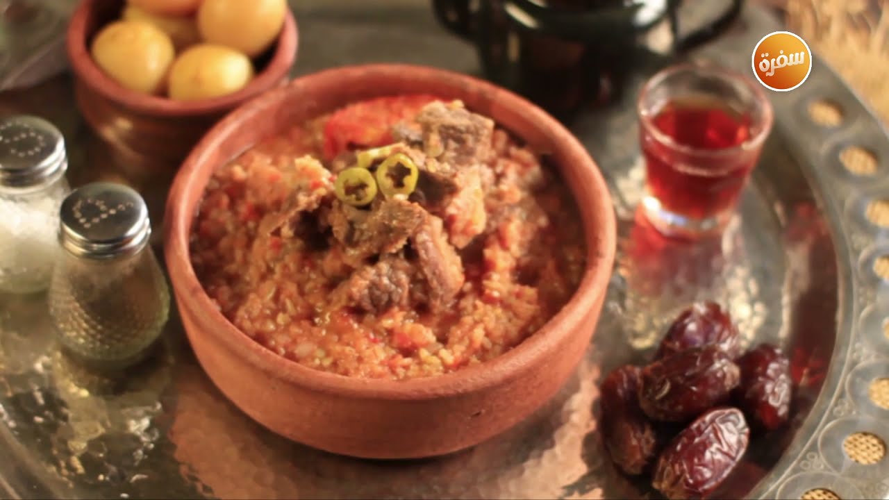 طاجن فريك باللحمة  | نجلاء الشرشابي