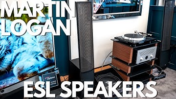 Martin Logan ESL Electrostatic Speakers