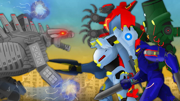 Mecha Godzilla vs Jaegers - part 2  |  EPIC BATTLE...