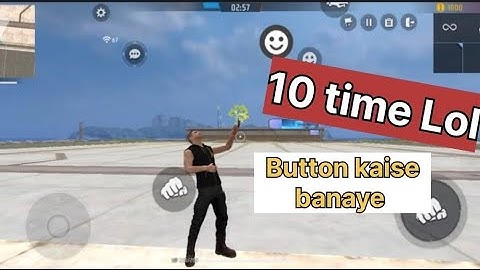 10 time Lol emote button kaise banaye #gaming #freefire #craftland #script
