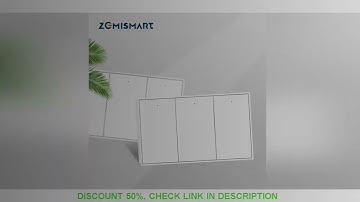 Zemismart Zigbee Push Wall Light Switches Work with Tuya Alexa Google Home Smartthings via hub 1 2 3