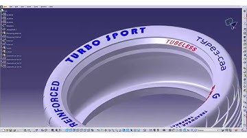Tutorial - Circular text creation, projection and mapping in CATIA V5