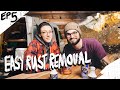 What we learned doing DIY Rust Repair on our Van Build Interior