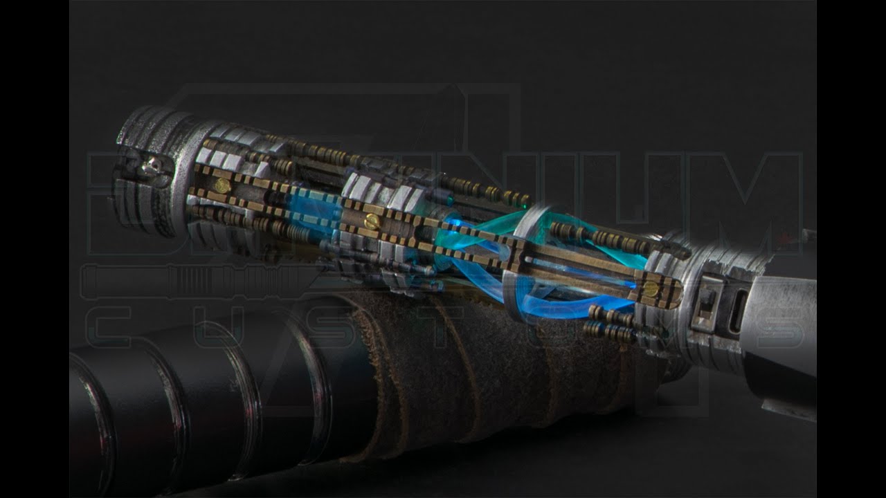 Sith Stalker Lightsaber with INSANE Fiber Optic Crystal Chamber