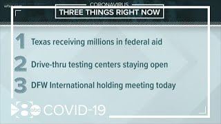 Texas is getting millions in funding for health centers. plus, a look
at the airline industry locally.