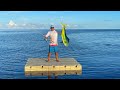 Catching Mahi-Mahi off a FLOATING DOCK 30 Miles from LAND (Catch Clean & Cook)