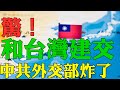 驚！和台灣建交！中國外交部慌了！正名台灣！台灣不是中國的一部分！中共戰狼外交大失敗！