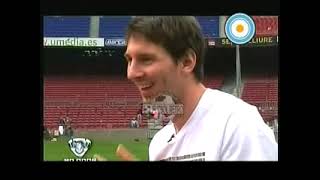 Messi y Tinelli en el  Camp Nou 2009 part2