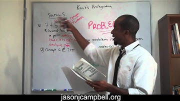 22.  Lecture Immanuel Kant Prolegomena to any Future Metaphysics