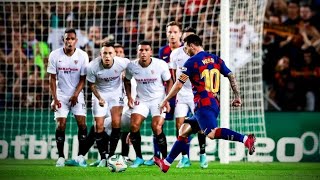 Leo Messi | FREE KICK vs SEVILLA | Whatsapp status video😍 |