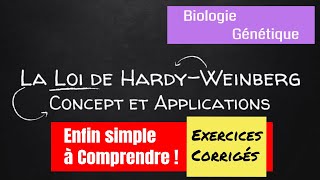 Cours (TD) Biologie Génétique - Principe Hardy Weinberg - USTHB