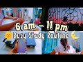 6am - 11pm Study Routine 🌻| lots of studying, making notes | Study Vlog | Study More