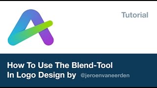 How To Use The Blend Tool in Logo Design