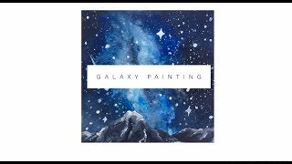 How to Paint a Night Sky Galaxy