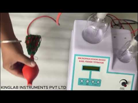 KINGLAB - Karl Fisher Titrator - KLKFT-50 - video from Kinglab