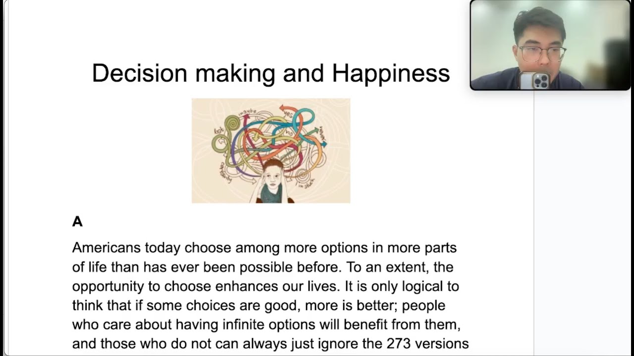 [IELTS READING] Số 15: Decision making and Happiness | IELTS Nghĩa Phan