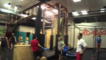 Rope Swing to Cargo net/Cannon ball dyno