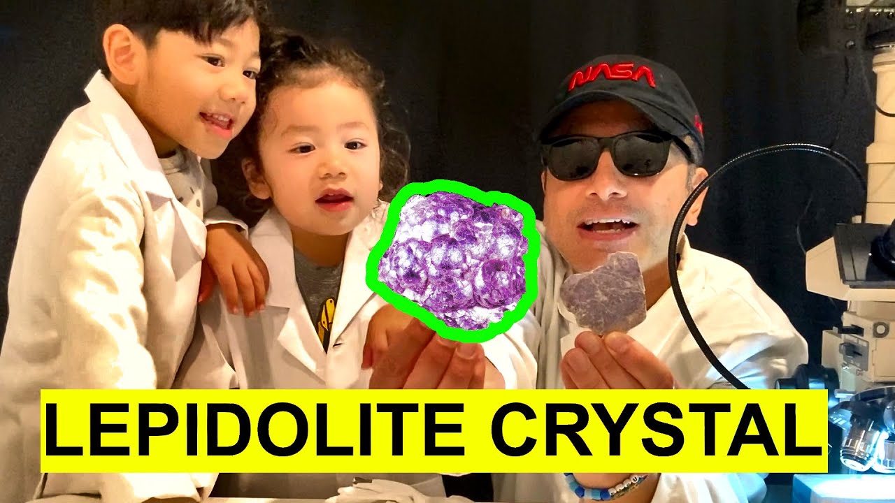 Lepidolite Crystal under the Microscope