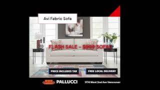 🚨 Pallucci's $999 FLASH SOFA SALE! 🚨