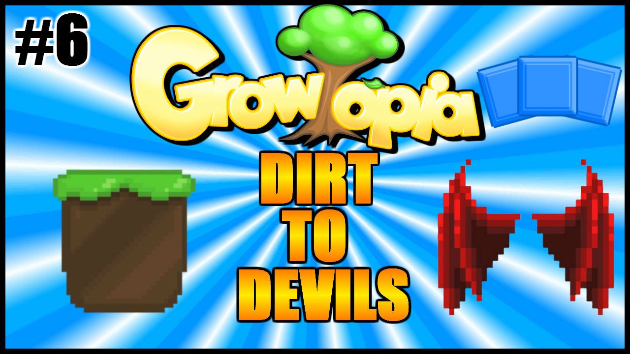 Growtopia - Dirt to Devils #6 | Blue blocks