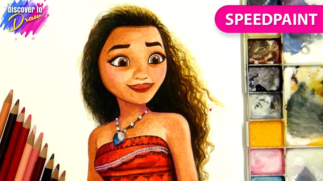 Speed Drawing: Moana 