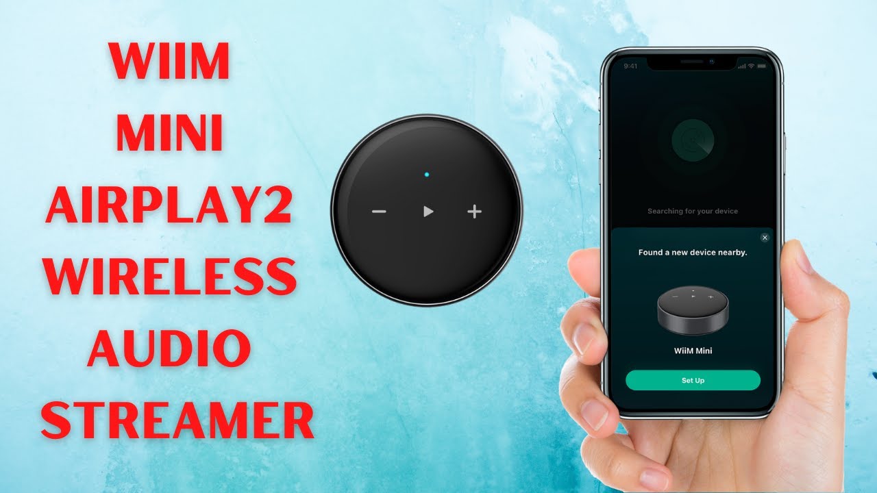 WiiM Mini Airplay2 Wireless Audio Streamer - YouTube