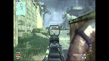 MW3 MK14 Red Dot Headquarters Gameplay