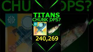 Titans Can CHUNK Damage? Destiny 2 #shorts