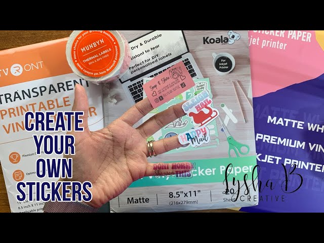 How to Make Packaging Stickers for Your Business With Cricut - Aubree  Originals