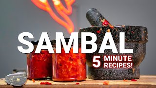 Sambal Recipes! Spicy and Delicious!🔥