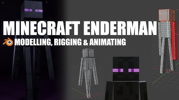Minecraft Enderman | Model, Rig & Animate in Blender 5.0  | FREE Lecture