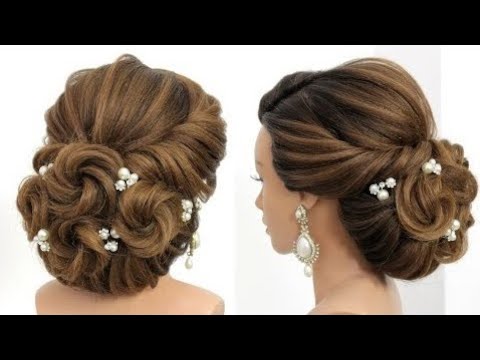 New beautiful bun hairstyle || Hair style girl || Party hairstyles ...