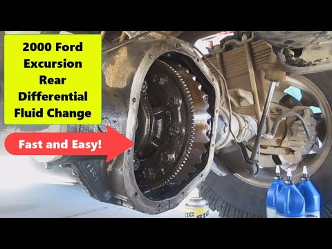 ford excursion rear differential fluid capacity