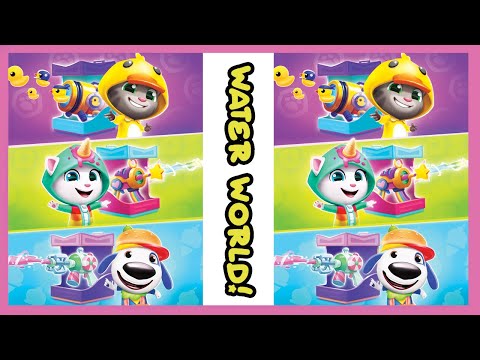 Talking Tom Blast Park - Shoot, run and have some fun! | New Blasters Weapon!  Part 3