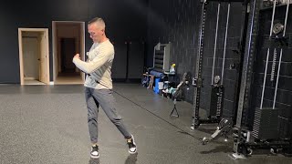 Unity Fitness - Low Cable/RB Stepback to Plant SA Rot'l Row