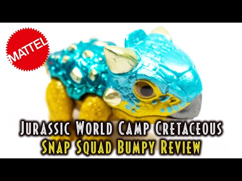 Jurassic World Camp Cretaceous Snap Squad Bumpy Review Mattel Jurassic World Youtube