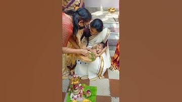 Naming Ceremony • Traditional hindu ceremony 👶🏻#shorts #youtubeshorts #newborn #babyvivu #trending